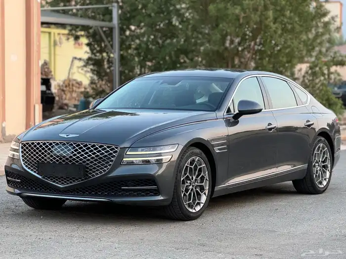 جينسس G80 رويال V6 ممشى قليل شرط بالكامل بحالة الجديد 3