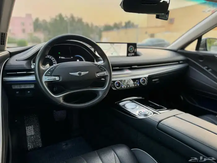 جينسس G80 رويال V6 ممشى قليل شرط بالكامل بحالة الجديد 17