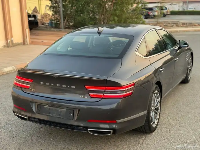 جينسس G80 رويال V6 ممشى قليل شرط بالكامل بحالة الجديد 29