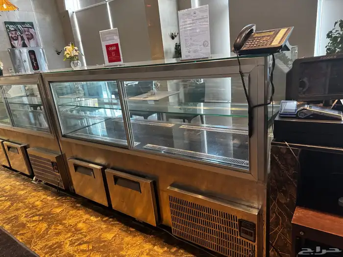 ثلاجات عرض كيك كروسان لعدد 4مترين لحبه 2