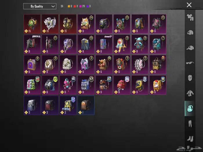 حساب ببجي لفل80 لفل المجموعات 60 الحساب قديم من 8 سنوات 15