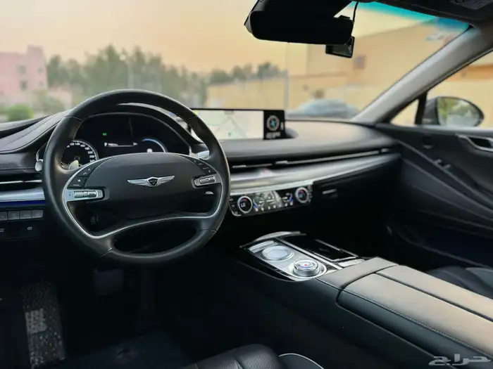 جينسس G80 رويال V6 ممشى قليل شرط بالكامل بحالة الجديد 27