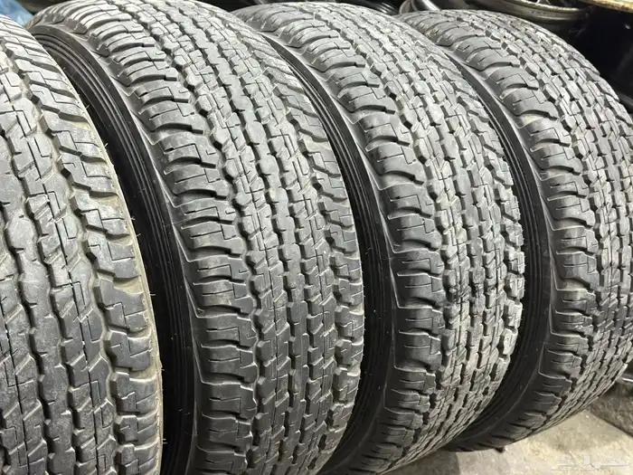 اربعه كفرات دلوب بنجيب بناجر شبه الجديد مقاس 17-65-275 0