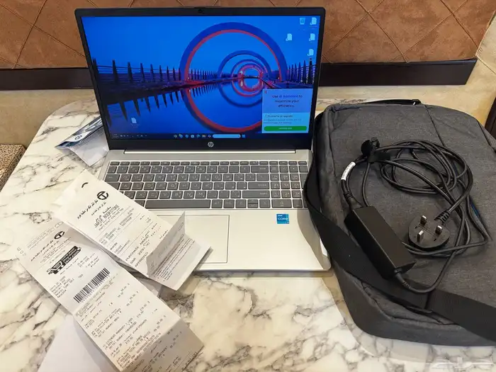 لاب توب hp جديد جدا  والشاهد الله.. 0