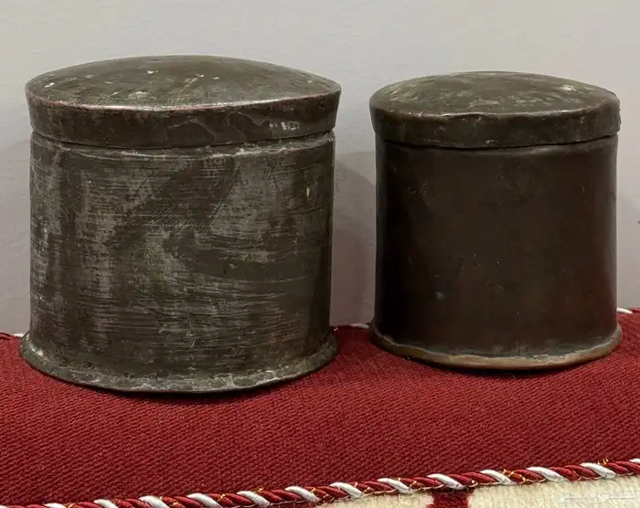 علب نحاس قديمه تراث 0