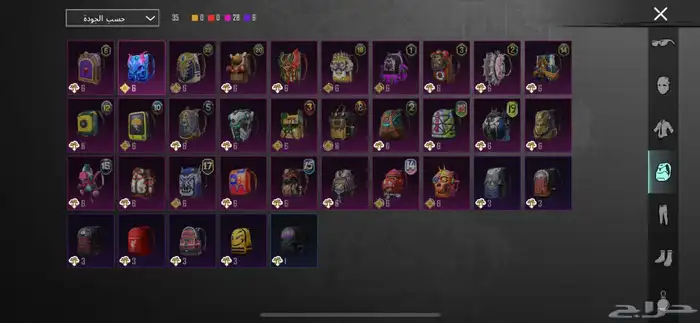 حساب ببجي 18