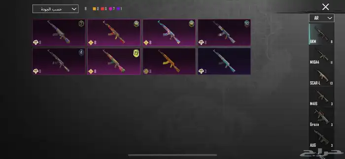 حساب ببجي 19