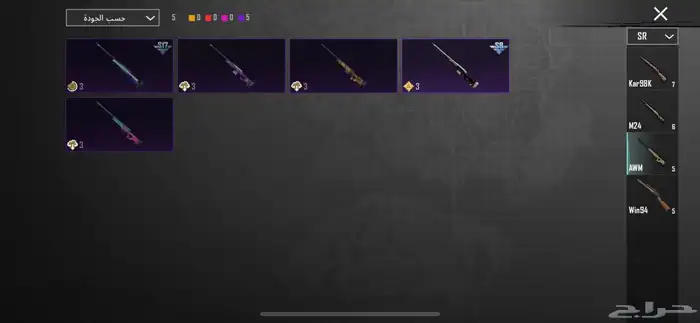 حساب ببجي برخصص 35