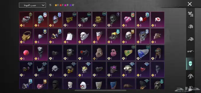 حساب ببجي برخصص 55