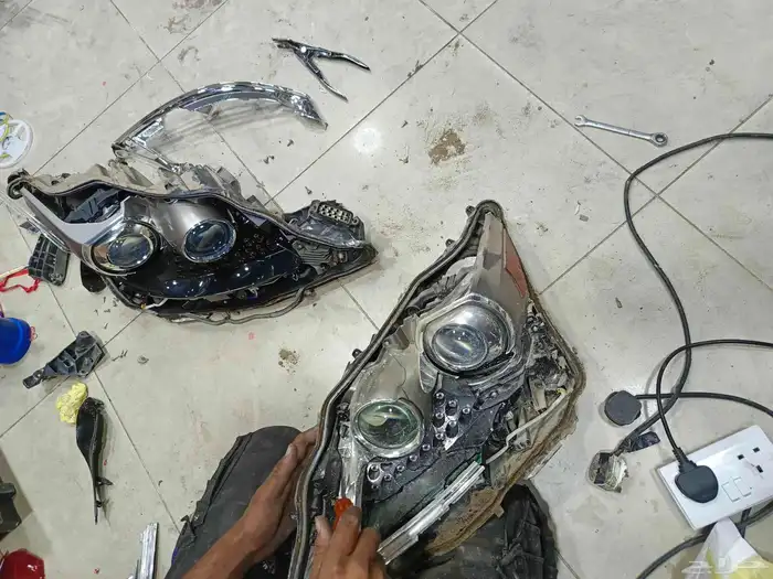 اضواء انوار زنون شمعات اسطبات عدسات محولات لمبات ليد قزاز شم 22