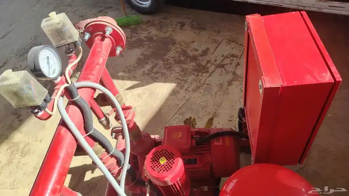 مضخه حريق 200 جالون للبيع مضخه جديد لم تستخدم سبب البيع اش 5