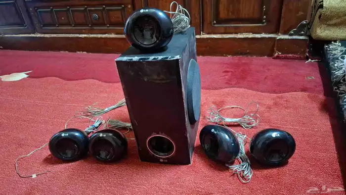 سمعات استيريو نظام سينما منزلية بتقنية DVD بطاقة تصل إلى 30 4