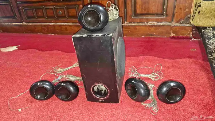 سمعات استيريو نظام سينما منزلية بتقنية DVD بطاقة تصل إلى 30 5