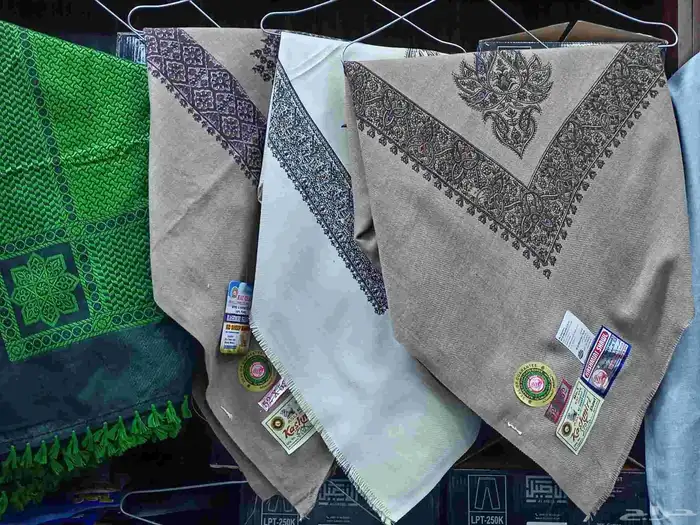 شال كشميري صوف جديد 5