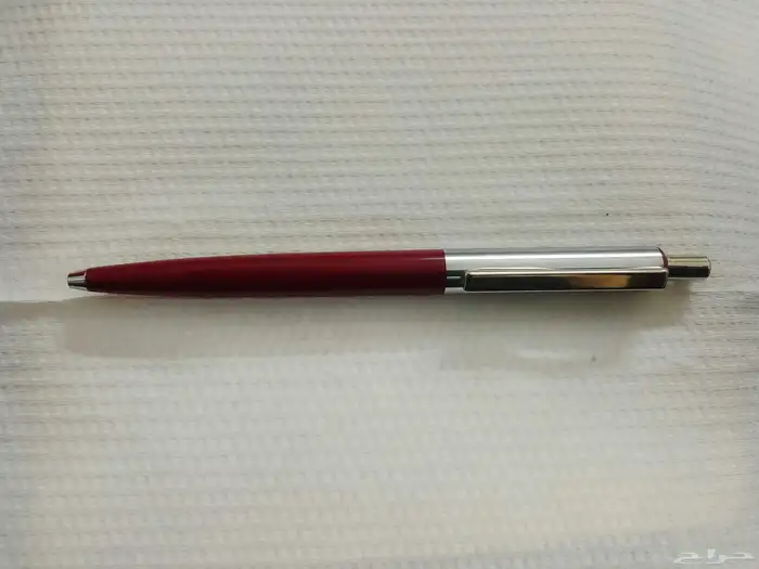 آخر 50 قلم حبر جاف لون أحمر مزدوج الزر   تصميم أنيق وسعر نها 3