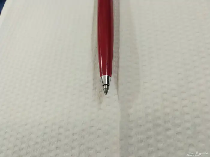 آخر 50 قلم حبر جاف لون أحمر مزدوج الزر   تصميم أنيق وسعر نها 0