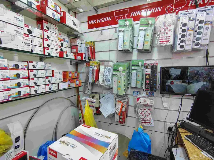 satellite dish receiver and camera installation 5