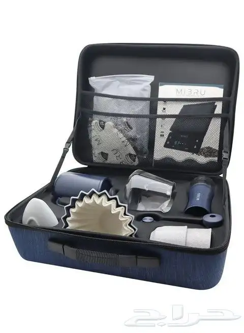 ادوات قهوه كامله مع مطحنه كهربائيه 0