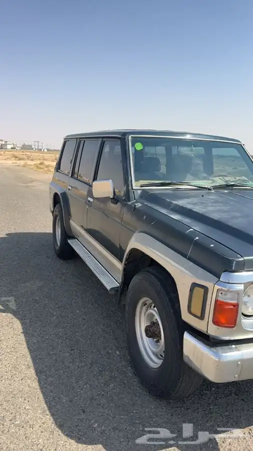 جيب نيسان باترول موديل 1994 قير عايدي بنزين 8