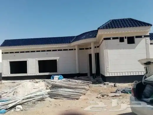 ديكورات خارجية اسمنتيه بطحاء الرياض بشكل الحجر 6