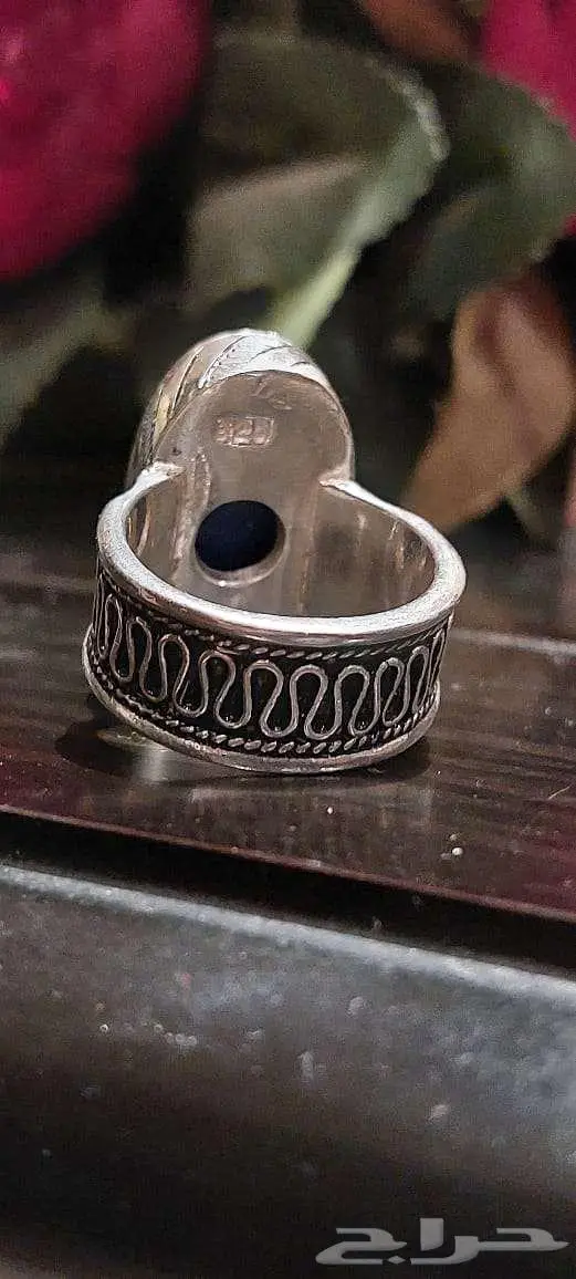 خاتم لازورد طبيعي 4