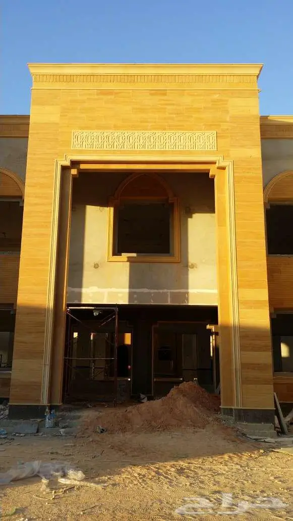 حجر طبيعي حجر الرياض واجهات 1