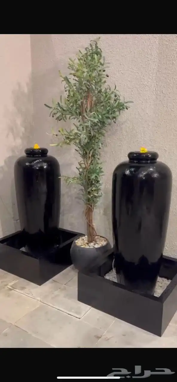 شلالات ونوافير وأحواض زرع متنقله فيبر جلاس لاتاسيس ولاتعقيد 8