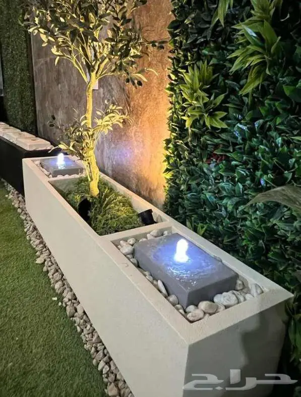 شلالات كبيرة ونوافير جاهزة فيبر من المصنع الباحة 38