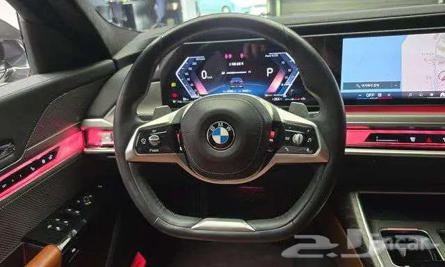 بي ام 740 شاشة خلفية بسعر 346 الف واصله لباب البيت 6