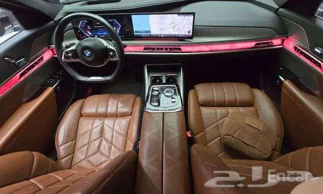 بي ام 740 شاشة خلفية بسعر 346 الف واصله لباب البيت 7