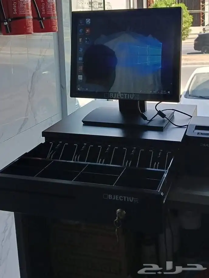 طابعه فواتير حراريه وطابعة باركود جهاز كاشير جديد كاشير مطعم 0