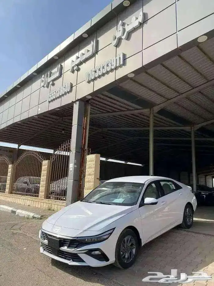 هيونداي إلنترا 2025 سمارت بلاس ابيض ( كاش وبنك ) 0