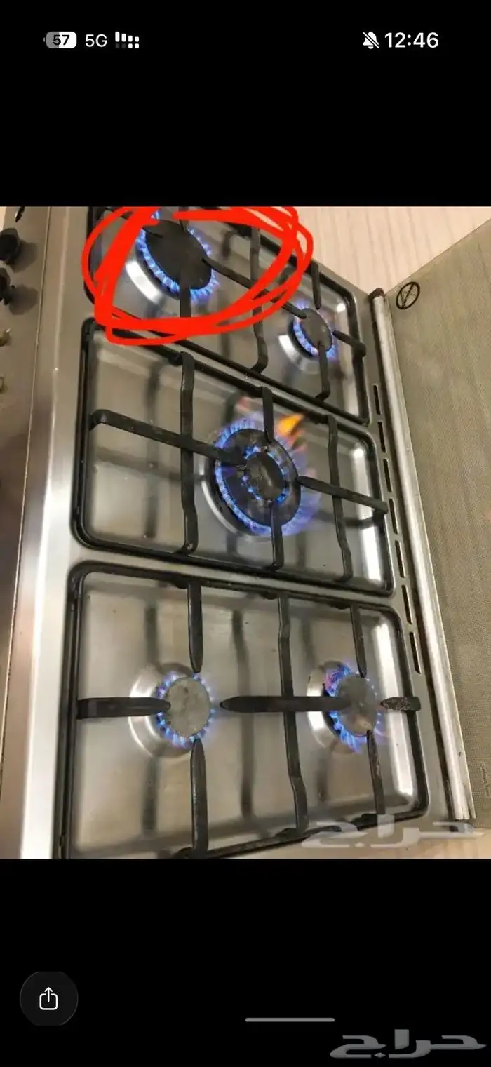 فرن ايطالي للبيع بحاله جيده السعر 1500ريال 3