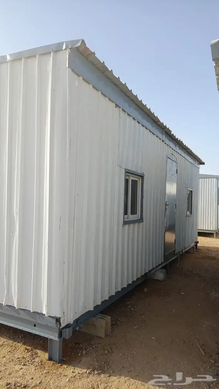 للبيع غرفة بركس 4في8 متنقلة جاهزة برتبل مجلس  مسجد 0