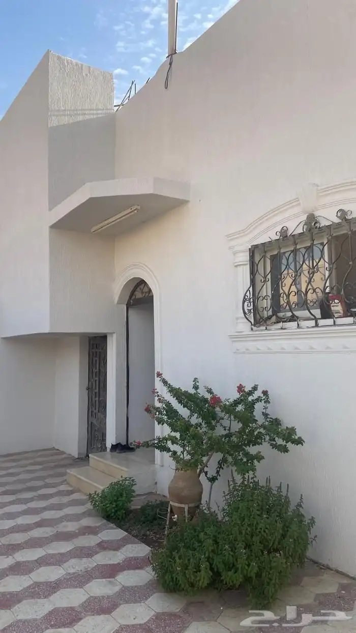 للبيع دور بحي الشقة مقسم شقتين بمساحة ( 560 ) 1