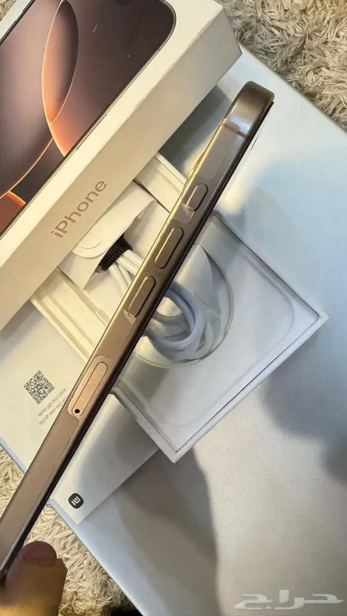 ايفون 16 برو ماكس صحراوي 256قيقا اخو الجديد 3
