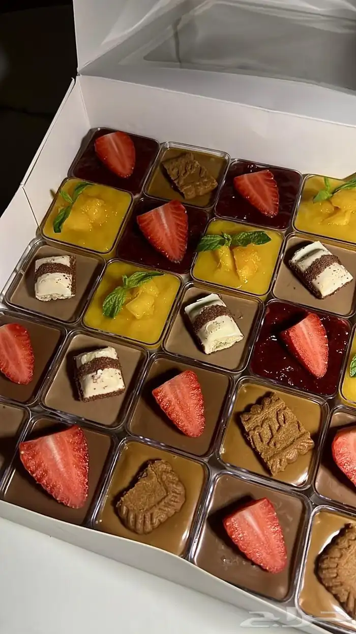 تشيز كيك تراميسو تمر محشي بسبوسة حلا التارت 25