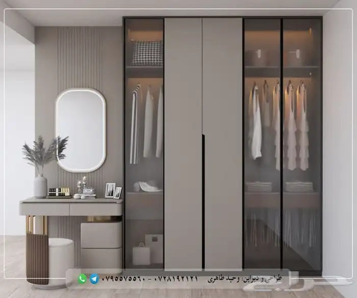 خزائن دواليب متجر كيان لتفصيل جميع التصاميم بسعر المصنع 43