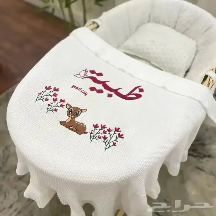 بطانية مواليد مطرزة بالاسم 8