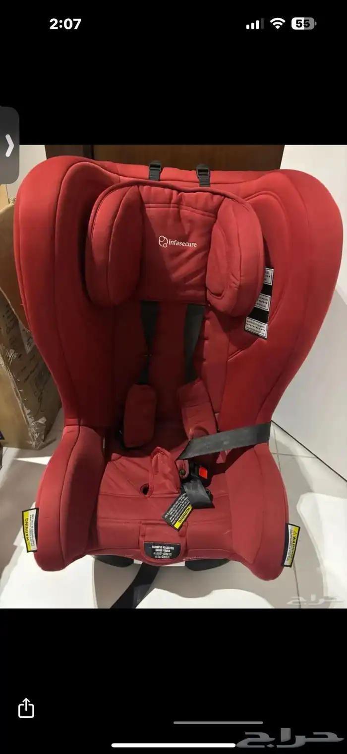 كرسي سيارة مستعمل ونظيف 2