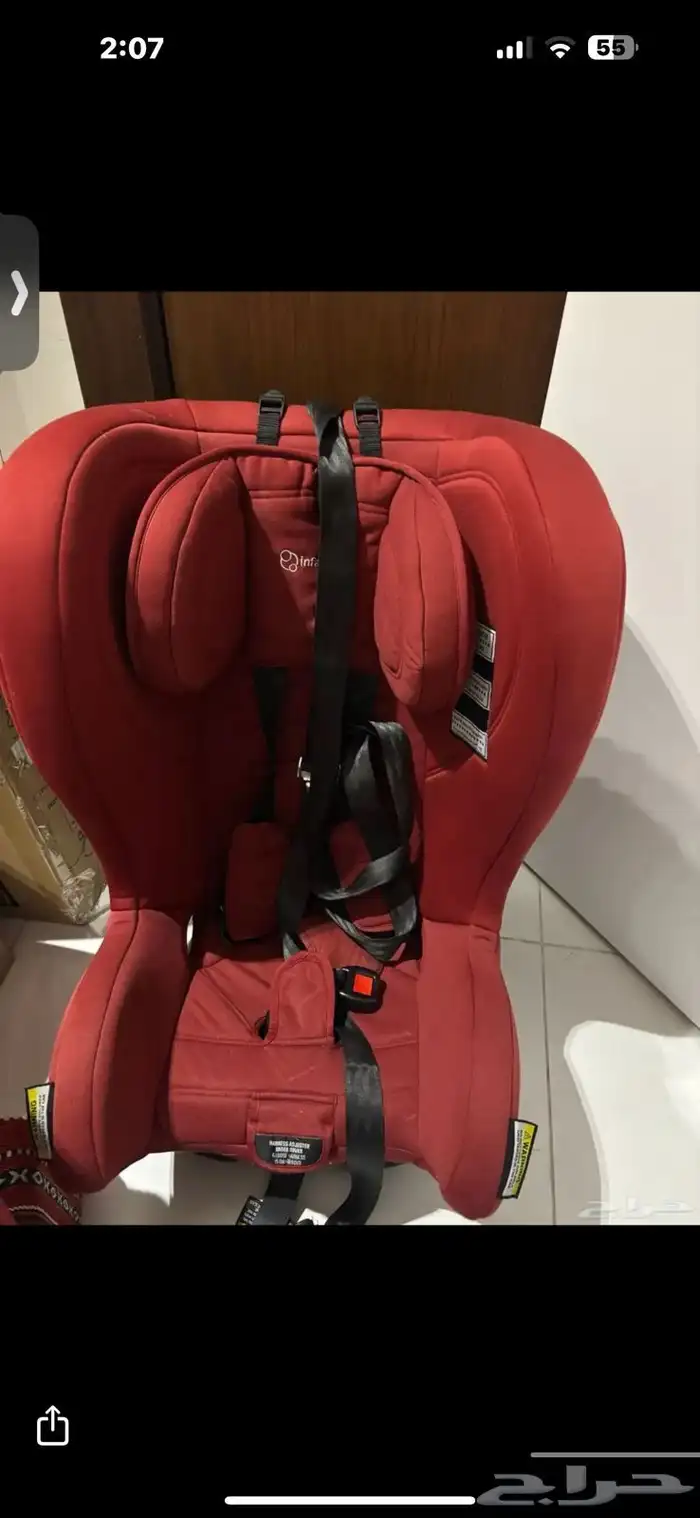 كرسي سيارة مستعمل ونظيف 0