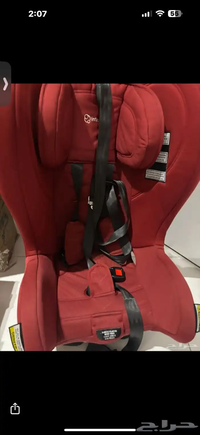 كرسي سيارة مستعمل ونظيف 1