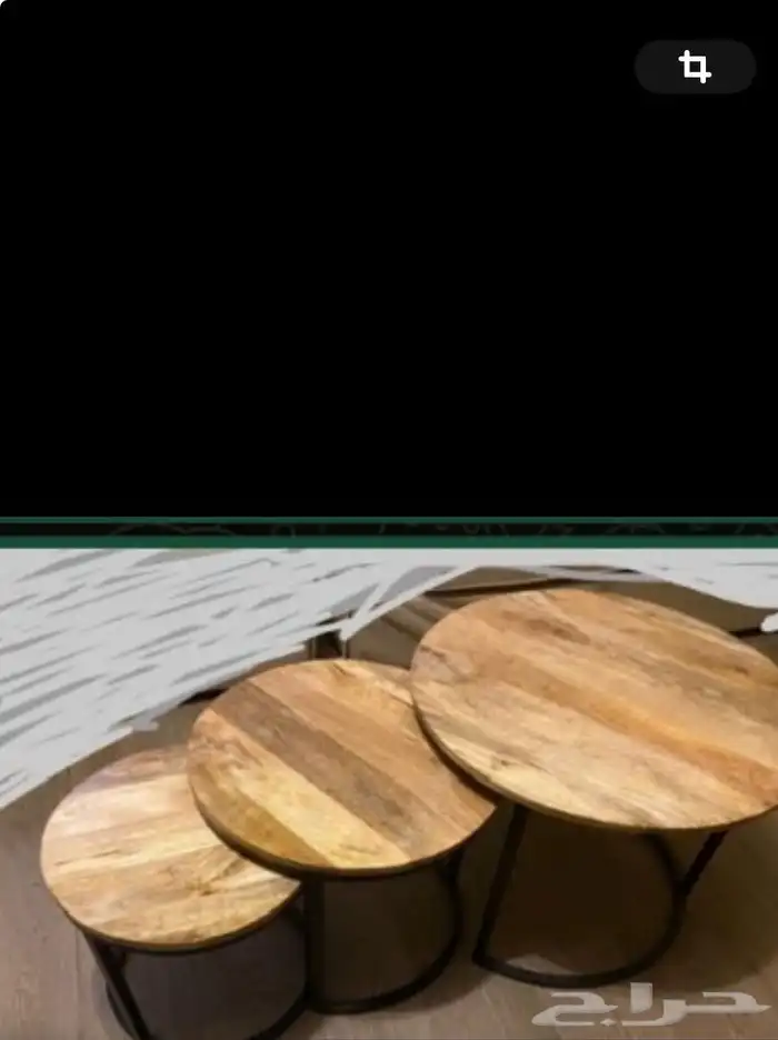 طاوله طقم كل نوع وسعره خشب هندي طبيعي 1