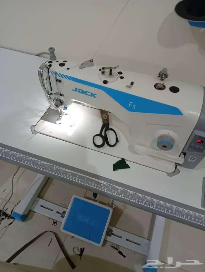 مكينه خياطه جاك f5 استخدام ثلاثه شهور فقط 0