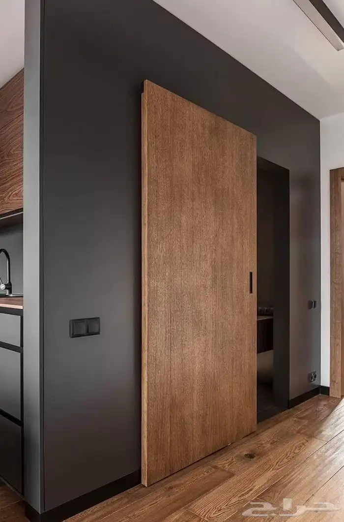 باب سحاب مخفي خشب جديد 3