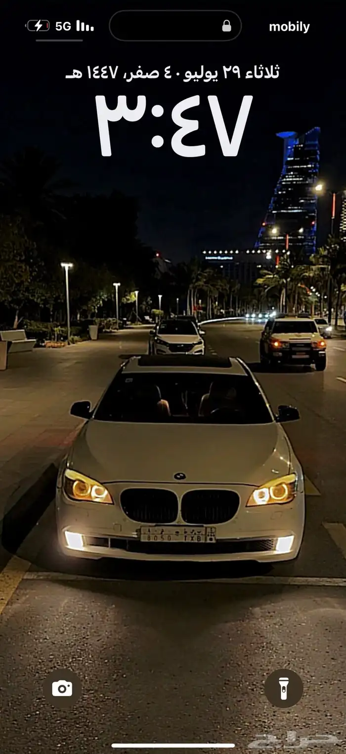 BMW750 موديل 2010 12