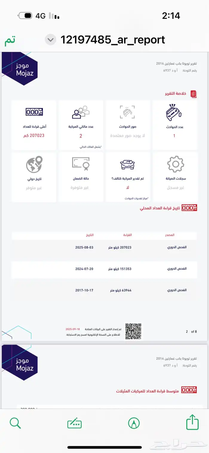 هايلوكس 14سعودي للبيع 9