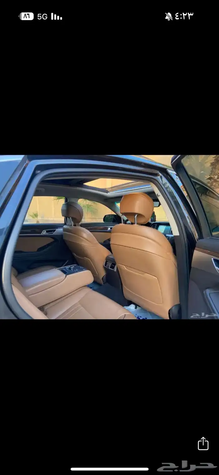 جنسس G80 2019 اللون اسود الناغي 9