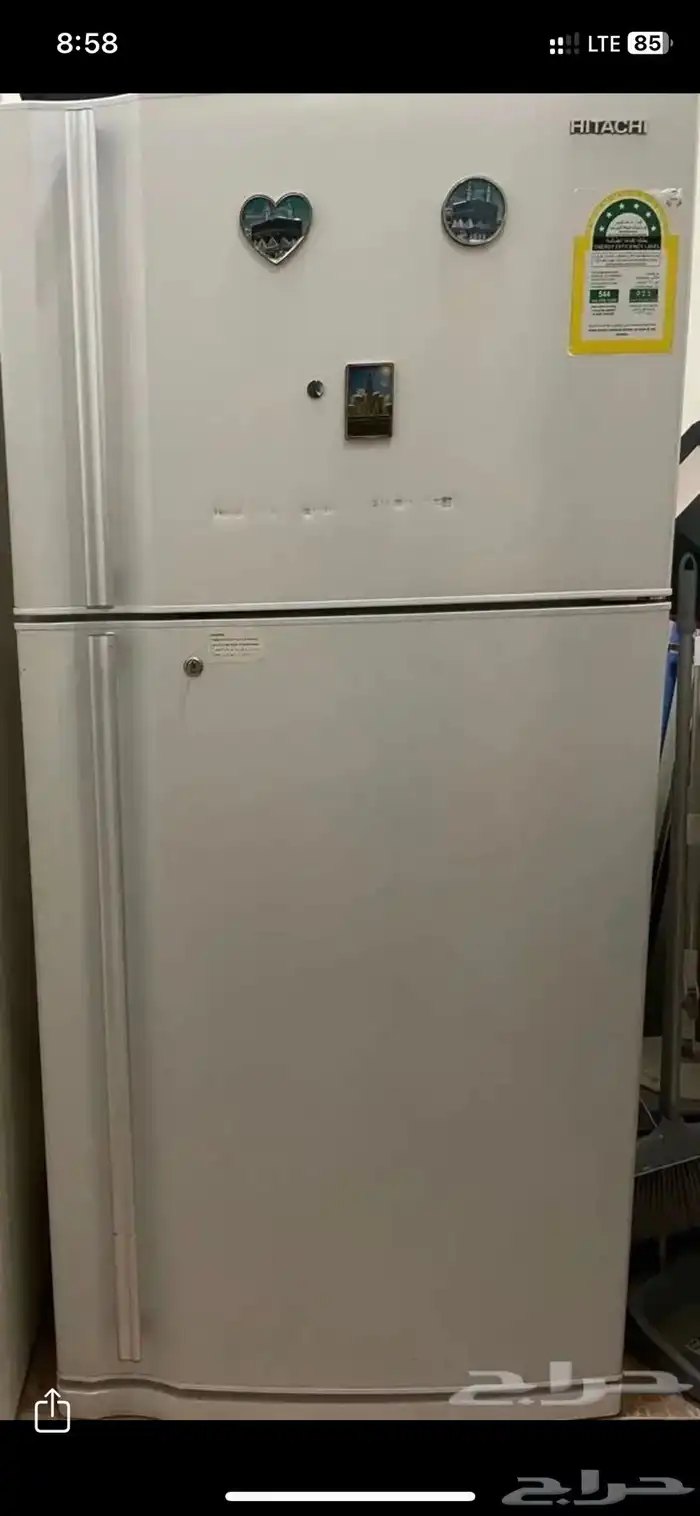 ثلاجة هيتاشي 19 قدم البيع بالحالة الراهنة 0