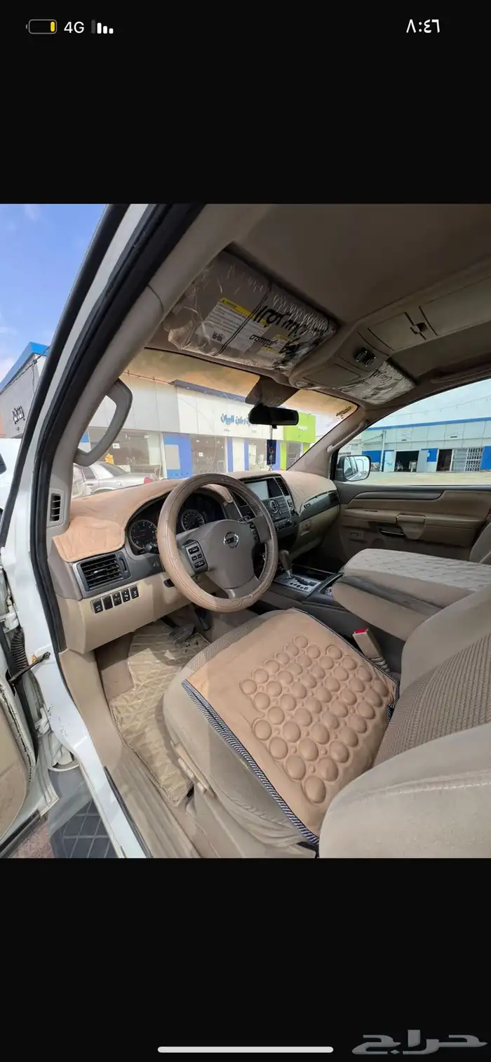 ارمادا 2012 ابيض الموتر نظيف مخبط 2